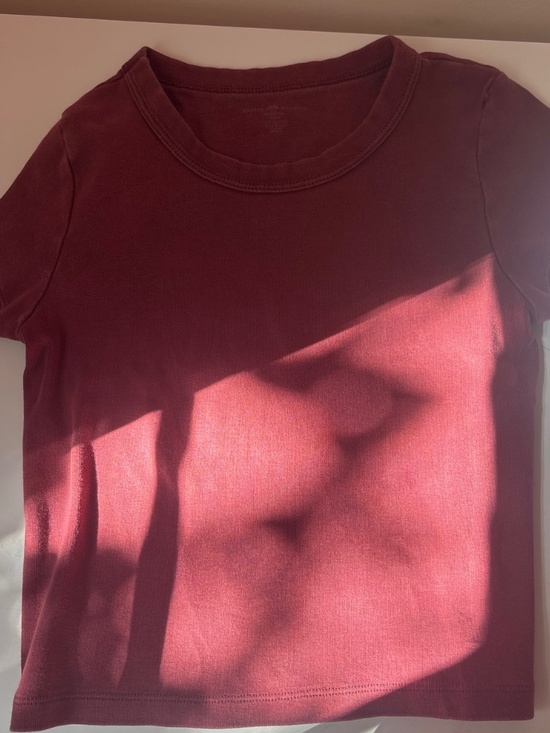 Brandy Melville Tops - Red brandy short sleeve top